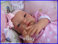 BROWN EYES MIA 20 NEW REBORN REALISTIC NEWBORN DOLL FAKE BABY GIRL LIFE LIKE