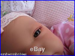 BROWN EYES MIA 20 NEW REBORN REALISTIC NEWBORN DOLL FAKE BABY GIRL LIFE LIKE