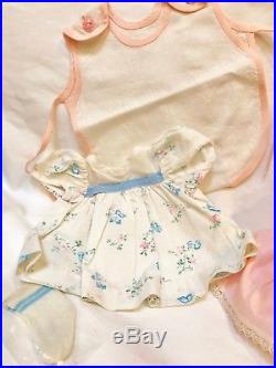 BRUNETTE 1958 American Character 13 Tiny Tears Baby Doll 25 pc RAREST Minty WOW