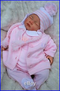 Butterfly Babies Stunning Reborn Baby Girl Doll Sofia In Spanish Coat Set