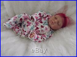 BUTTERFLY FAKE BABY GIRL Real Lifelike Mottled Reborn Doll Childs Birthday Xmas