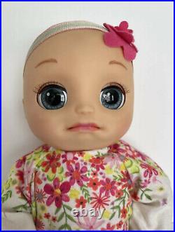 Baby Alive Real As Can Be Baby Doll Blonde Hair Blue Eyes Expressions Sound 2007