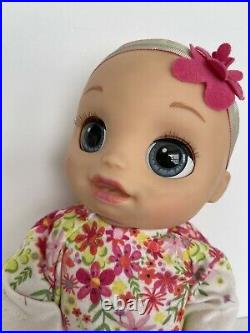 Baby Alive Real As Can Be Baby Doll Blonde Hair Blue Eyes Expressions Sound 2007