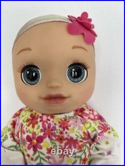 Baby Alive Real As Can Be Baby Doll Blonde Hair Blue Eyes Expressions Sound 2007