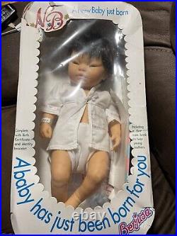 Baby Asian Boy neonate doll With bracelet Anatomically Correct WITH BOX