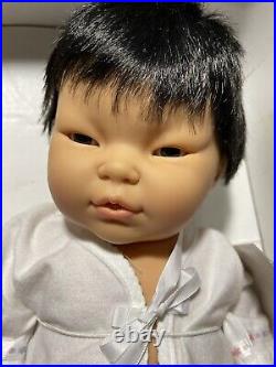 Baby Asian Boy neonate doll With bracelet Anatomically Correct WITH BOX