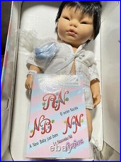 Baby Asian Boy neonate doll With bracelet Anatomically Correct WITH BOX