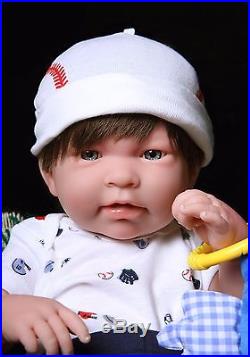 Baby Boy Real Reborn Doll Clothing Berenguer 17 inches Soft Vinyl Life Like