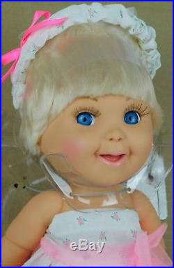 Baby Face SO CARING KAREN 13 Doll Poseable Blonde Blue Eyes 90s Galoob NRFB