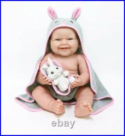 Baby Girl Realistic 17 Preemie Lifelike Reborn Doll Vinyl Silicone Real Newborn