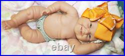 Baby Girl Realistic 17 Preemie Lifelike Reborn Doll Vinyl Silicone Real Newborn Baby Girl Realistic 17 Preemie Lifelike Reborn Doll Vinyl Silicone Real Newborn