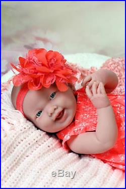 Baby Girl Smiling Soft Doll Realistic Reborn Berenguer 15 Vinyl Lifelike Alive
