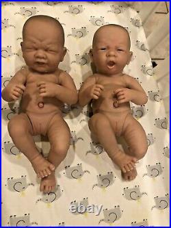 Baby Twins Reborn Doll Berenguer 14 PREEMIE Vinyl Preemie LifeLIKE GIRL/ GIRL