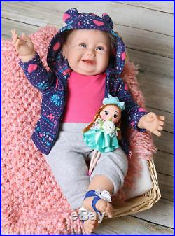Beach Baby Girl Doll Vinyl Sunglasses and Towel Poseable Alive 18 Real Children