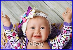 Beach Baby Girl Doll Vinyl Sunglasses and Towel Poseable Alive 18 Real Children