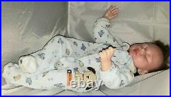 Beautifil Reborn Baby Girl 3/4 vinyl cloth doll VERY detailed & life like