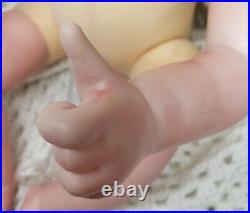 Beautifil Reborn Baby Girl 3/4 vinyl cloth doll VERY detailed & life like