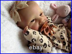Beautiful Art Doll Reborn Baby Girl Ava By Cassie Brace With Coaflash Sale
