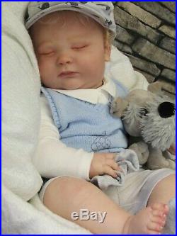 Beautiful Realborn Reborn Baby Boy Doll from 3 Month Joseph Kit