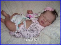 Beautiful Reborn Baby Girl Doll Lavender. Very Realistic, Paci