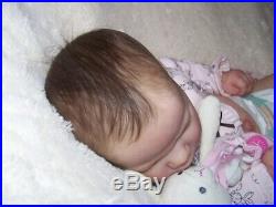 Beautiful Reborn Baby Girl Doll Lavender. Very Realistic, Paci
