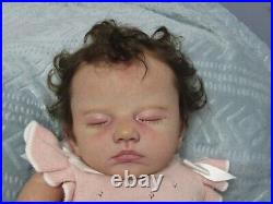 Beautiful Reborn Baby. SARA by Ebtehal Abul. Realistic baby doll. CURLS