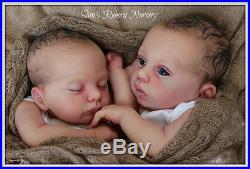 Beautiful Reborn Baby Twin Dolls Myloh and Luca Sam's Reborn Nursery