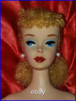Beautiful Vintage 1960's Ponytail Barbie Doll #4 PLEASE SEE VIDEO OF HER