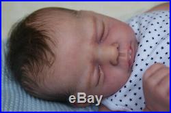 Beautiful reborn baby boy TAVI by Marita Winters lifelike newborn doll