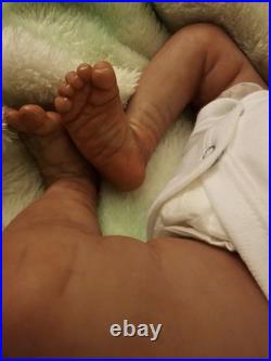 Beautifully Handcrafted 17 Reborn Doll Levi Asleep. Great For All Enthusiasts