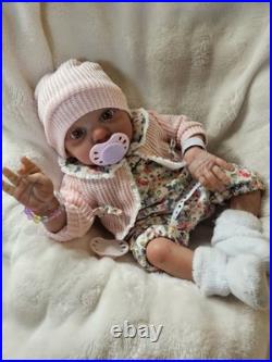 Beautifully Handcrafted Reborn Doll 15 Mikki. Great For All Doll Enthusiasts