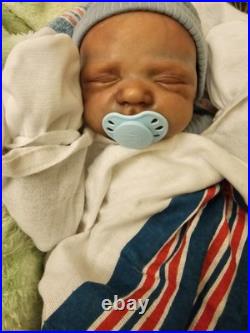 Beautifully Handcrafted Reborn Doll 17 Pascal Sleeping. Great For Collectors