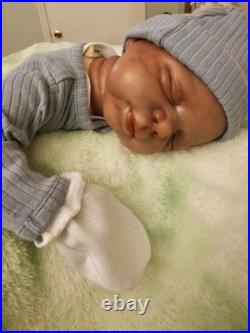 Beautifully Handcrafted Reborn Doll 17 Pascal Sleeping. Great For Collectors