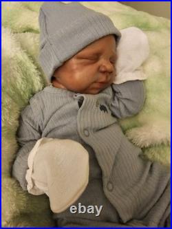 Beautifully Handcrafted Reborn Doll 17 Pascal Sleeping. Great For Collectors