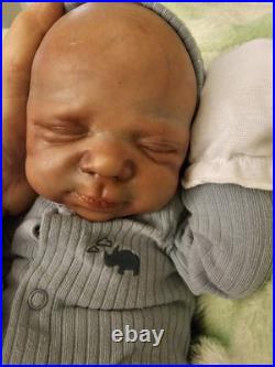 Beautifully Handcrafted Reborn Doll 17 Pascal Sleeping. Great For Collectors
