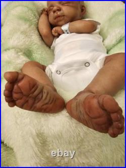 Beautifully Handcrafted Reborn Doll 17 Pascal Sleeping. Great For Collectors
