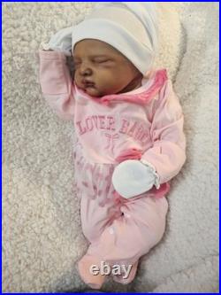 Beautifully Handcrafted Reborn Doll 20 Kate Sleeping. Great For All Collectors