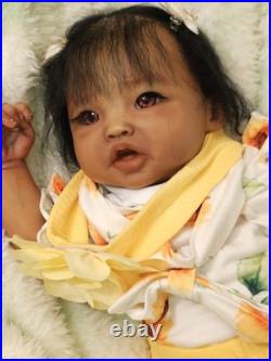 Beautifully Handcrafted Reborn Doll 20 Ping Ping. Hand Rooted Hair. Great Gift