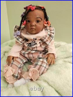 Beautifully Handcrafted Reborn Doll 26 Inch Cuddles. Weighted And Stuffed. Gift