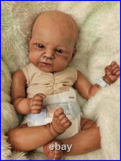 Beautifully Handcrafted Reborn Doll Elijah. 17 In. Perfect For Any Collection