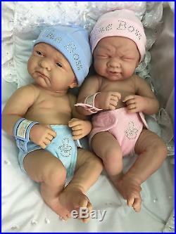 Berenguer Girl & Boy Baby Twins The Boss Play Doll Boxed Anatomically Correct
