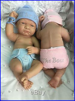 Berenguer Girl & Boy Baby Twins The Boss Play Doll Boxed Anatomically Correct