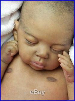Beverleys Babies amazing, Realistic AA Black ETHNIC Reborn BABY girl doll