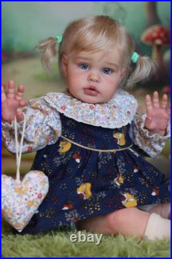 Big Size Real Life Reborn Toddler Dolls Girl 24 Inch Realistic Reborn Baby Doll