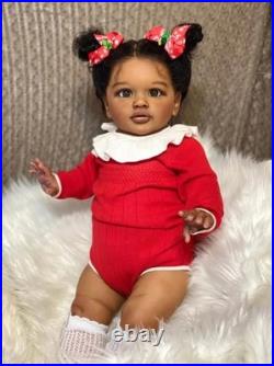 Big Size Reborn Baby Dolls Girl 26 Inch African American Reborn Black Dolls G