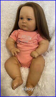 Biracial Girl Reborn Baby Doll