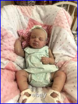 Biracial Hand Painted Baby Doll