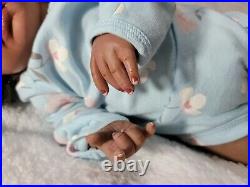 Biracial reborn baby doll Shyann by Bountifulbaby. 3lbs 4oz