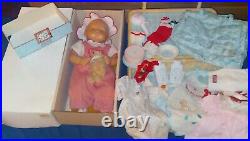 Bitty Baby Doll, Wicker Suitcase & Accessories Retired American Girl Pleasant Co