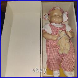 Bitty Baby Doll, Wicker Suitcase & Accessories Retired American Girl Pleasant Co